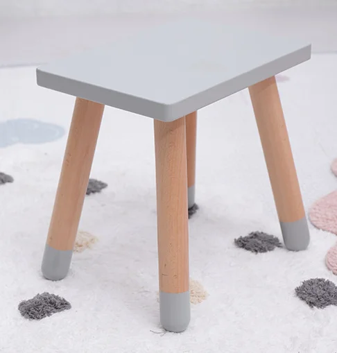 2. chair 32x26x28cm Стол для учебы детская комната Детский игровой стол и стул из цельного дерева детский стол и стул детская мебель обеденный стол - Цвет: 2. chair 32x26x28cm