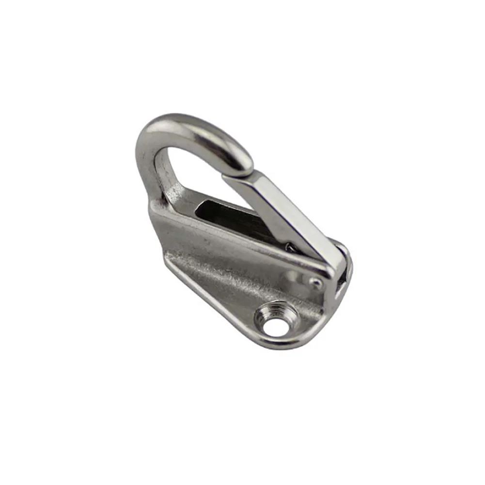 1 шт. из нержавеющей стали Пружинные закрытые крючки крыло защелкивающийся