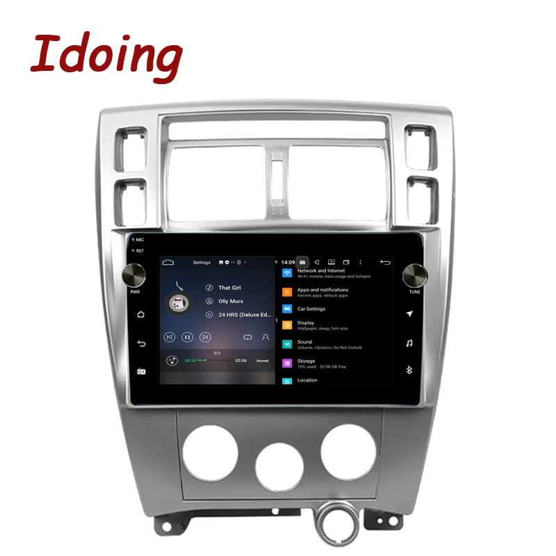 Idoing 10.2&quotCar Radio Audio Multimedia Android Video Player Navigation GPS For Hyundai Tucson 1 2004-2010 Electronics Head Unit - купить