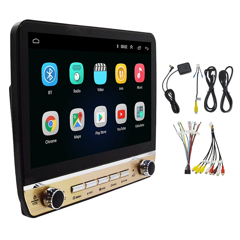 

10.1Inch 1080P Contact Screen Android 9.1 Quad-Core 1+16GB Car Stereo WIFI Radio With Button Knob GPS WIFI Bluetooth