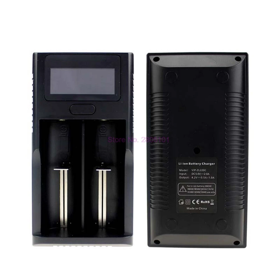 

10pcs New Battery Charger LCD Screen Display Smart for 26650 18650 18500 18350 17670 16340 14500 10440 lithium battery 3.7V