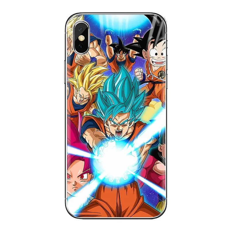 For LG Spirit Motorola Moto X4 E4 E5 G5 G5S G6 Z Z2 Z3 G2 G3 C Play Plus Mini TPU Cover Bag dragon ball z hero goku super saiyan |