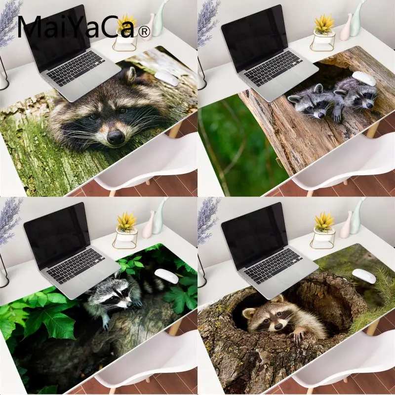 

MaiYaCa Новое поступление Raccoon2 красивый коврик для мышки в стиле аниме игровой коврик для мыши xl xxl 700x300 мм для Lol dota2 cs go