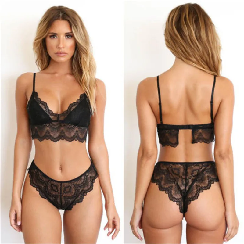 2020 модное женское прозрачное кружевное сексуальное ажурное тонкое нижнее белье