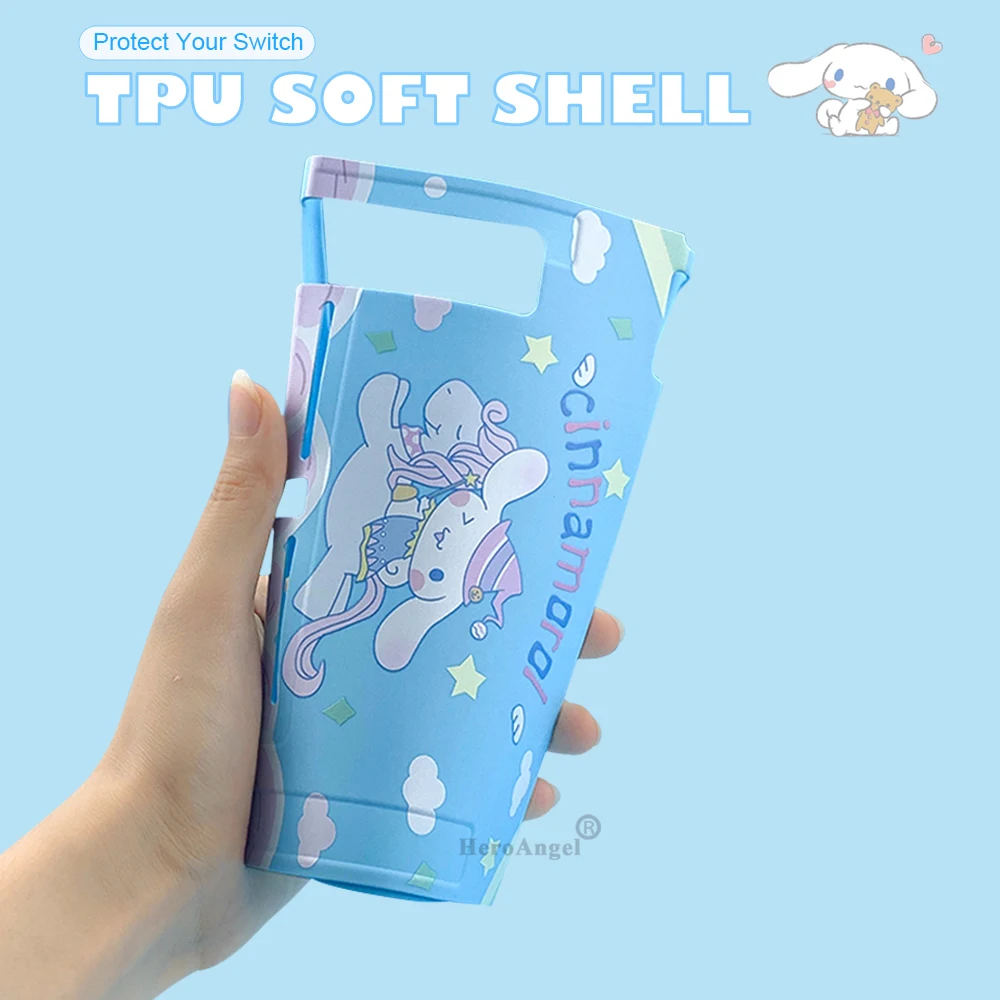 Защитный Мягкий чехол из ТПУ для игровой консоли Nintendo Switch контроллер ручка