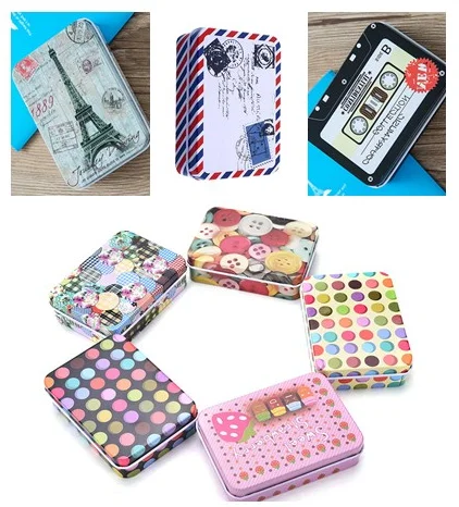 11 видов мини жестяная металлическая коробка запечатанные банки упаковочные