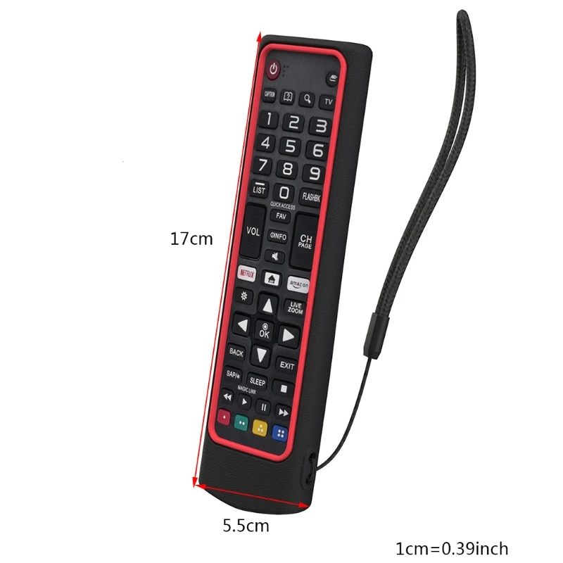 

Soft Silicone Case Remote Control Protective Cover for Smart TV AKB75095307 Remote Dustproof Anti Slip Controller R58A