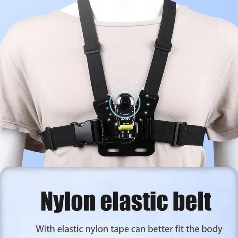 

Chest Strap mount anti-skid Adjustable belt for Sony AS15 AS20 AS30 AS50 AS100 AS200 AS300 FDR X1000 X1000V AZ1 mini POV