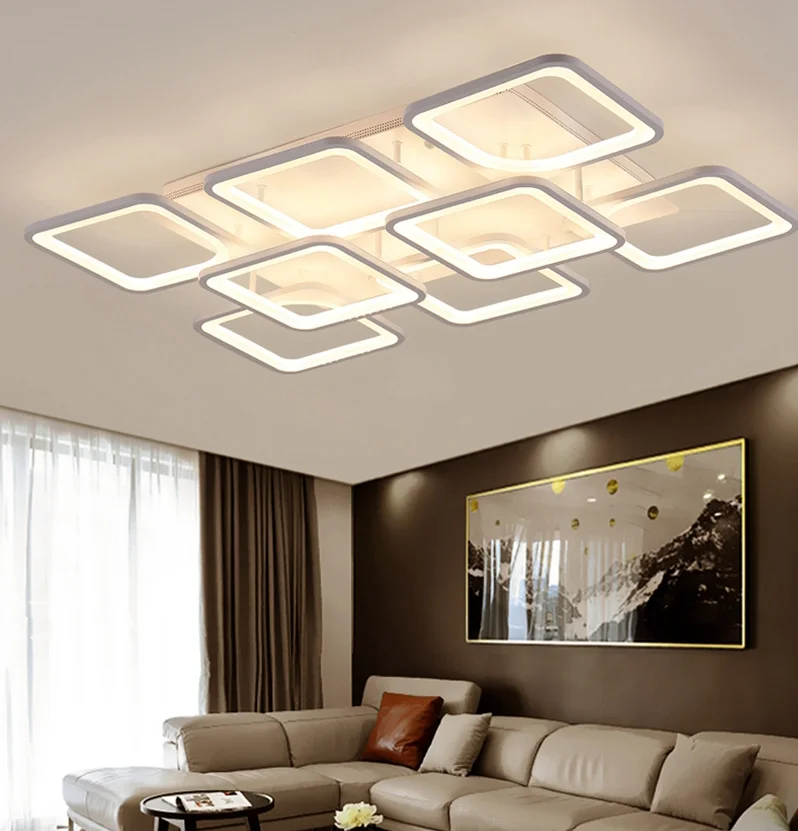 

Modern LED chandelier for living room decoration ceiling lamp Kitchern adjustable brightness lighting