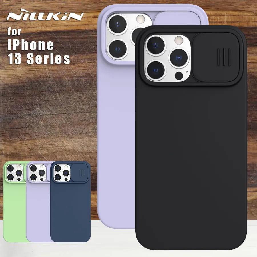 

Чехол Nillkin для Apple iPhone 13 Pro Max, шелковистая Силиконовая задняя крышка для телефона из поликарбоната, чехлы для iPhone 13 Pro