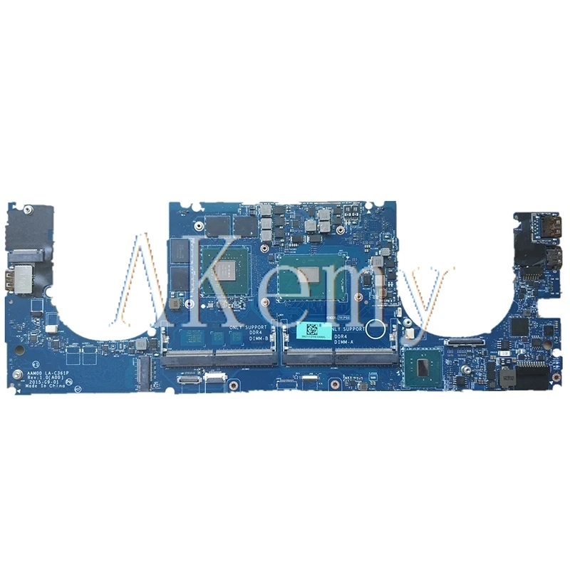 Günstig Hohe Qualität Für XPS 15 9550 Laptop Motherboard LA-C361P 0Y9N5X CN-0Y9N5X DDR4 Mit I7-6700HQ CPU GTX960M GPU 100% Arbeits Gut