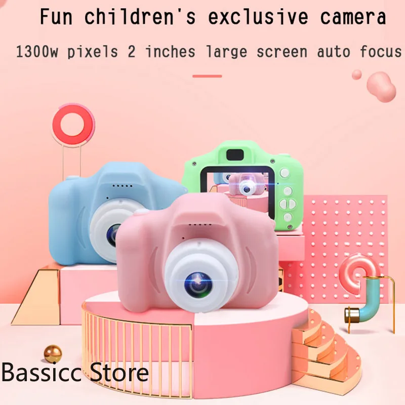 

Children Mini Cute Digital Camera 2.0 Inch Take Picture Camera1300w pixe Toys Video Recorder Camcorder Kids Digital Camera