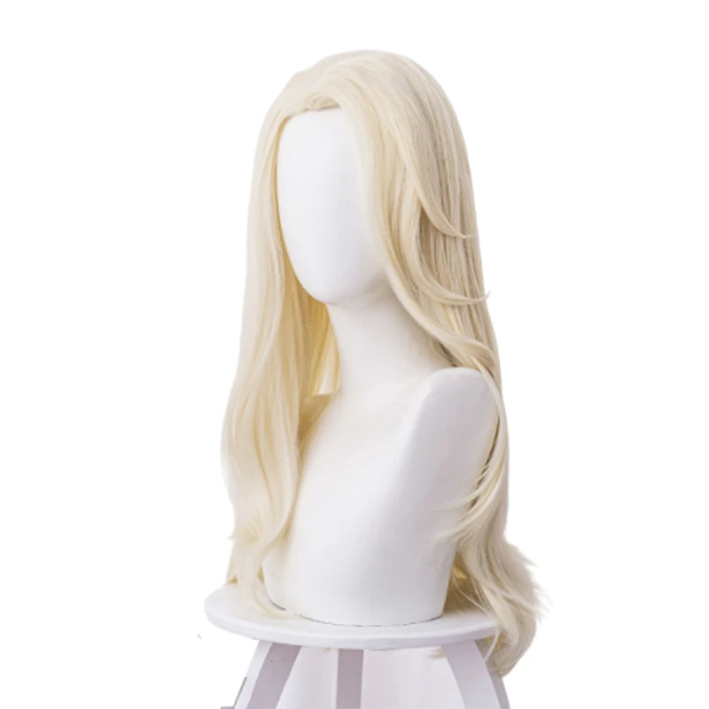 Cossky парик Эльзы Cosplay новые длинные парики с белыми волосами | Тематическая одежда