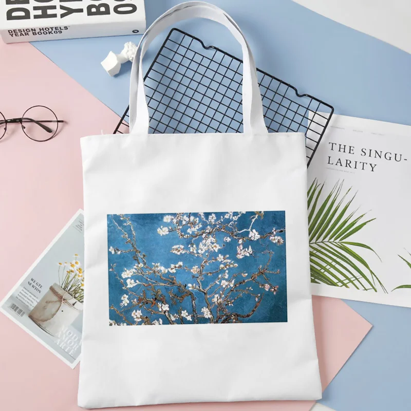 

Van Gogh shopping bag eco bolsas de tela bolso reusable tote grocery bag reusable ecobag sac tissu