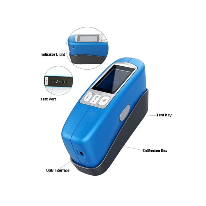 Single Angle Gloss Meter CS-300 High-Precision Surface Glossmeter Tester 0-1000GU For Paint Leather Plastic Metals Ceramics Tile |