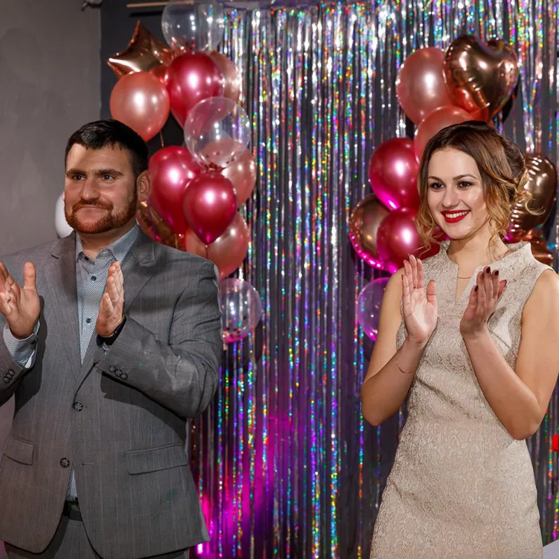 Свадебное украшение Радужный фон искусственный девичник украшения для