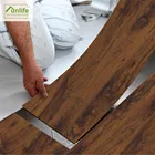 Настенные обои из тикового дерева желтого цвета, самоклеящиеся водонепроницаемые Стикеры для спальни, домашний дизайн, декоративные наклейки на пол