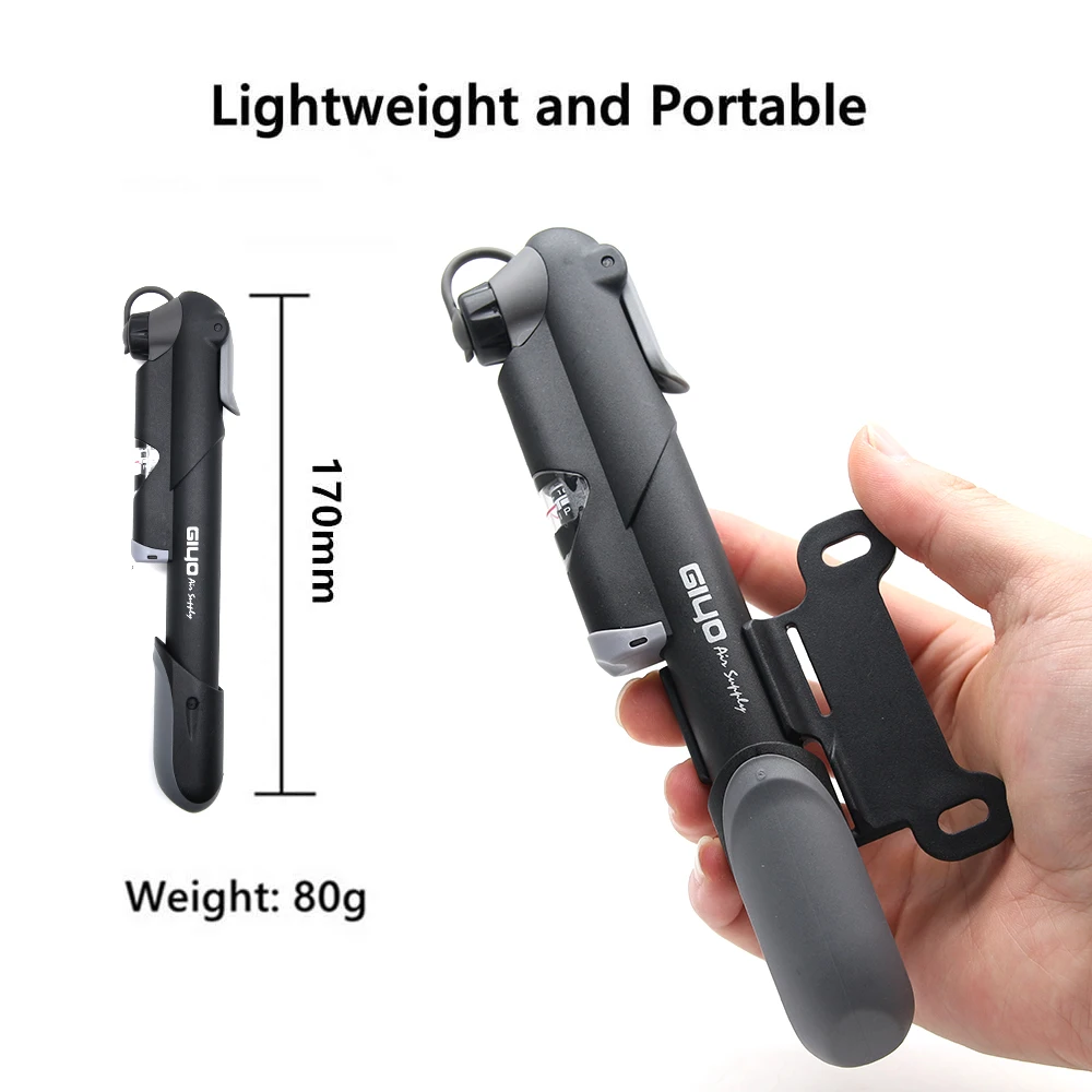 Велосипедный мини насос ручной для накачки шин велосипедный портативный