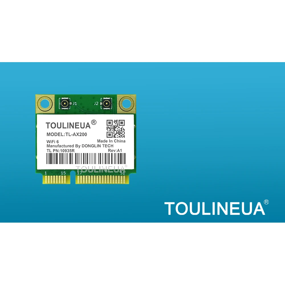 TL AX200 A1/B1 intel WiFi6 мини PCIe AX200HMW IntelAX200NGW AX200NGW сетевая карта Wi Fi PK 9560AC 9260AC 8265ac|Сетевые