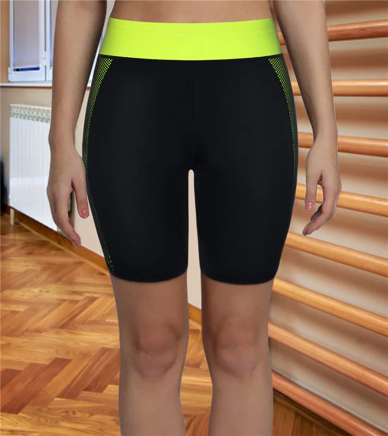 Junlan Neoprene Women Shorts Slimming Tummy Control Pants High Waist Trainer Bottom Shapewear Thigh Reducing Sweaty Shapers
