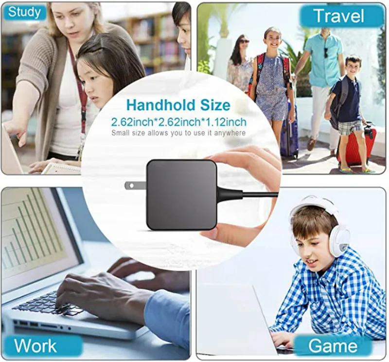 

65W AC Charger Fit for Lenovo IdeaPad Flex 4-1470 4-1480 4-1570 5-1470 5-1570 6-14 6-11 1470 1480 1570 1580 Laptop Power Supply