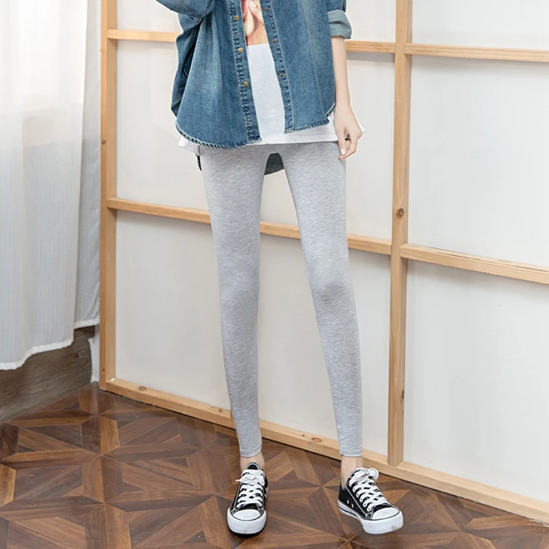 

Women Fitness Plus Size Leggings 2021 Fashion Workout Gym Yoga Waist Casual Solid Spring Summer Modal Leggings Stretch Pants