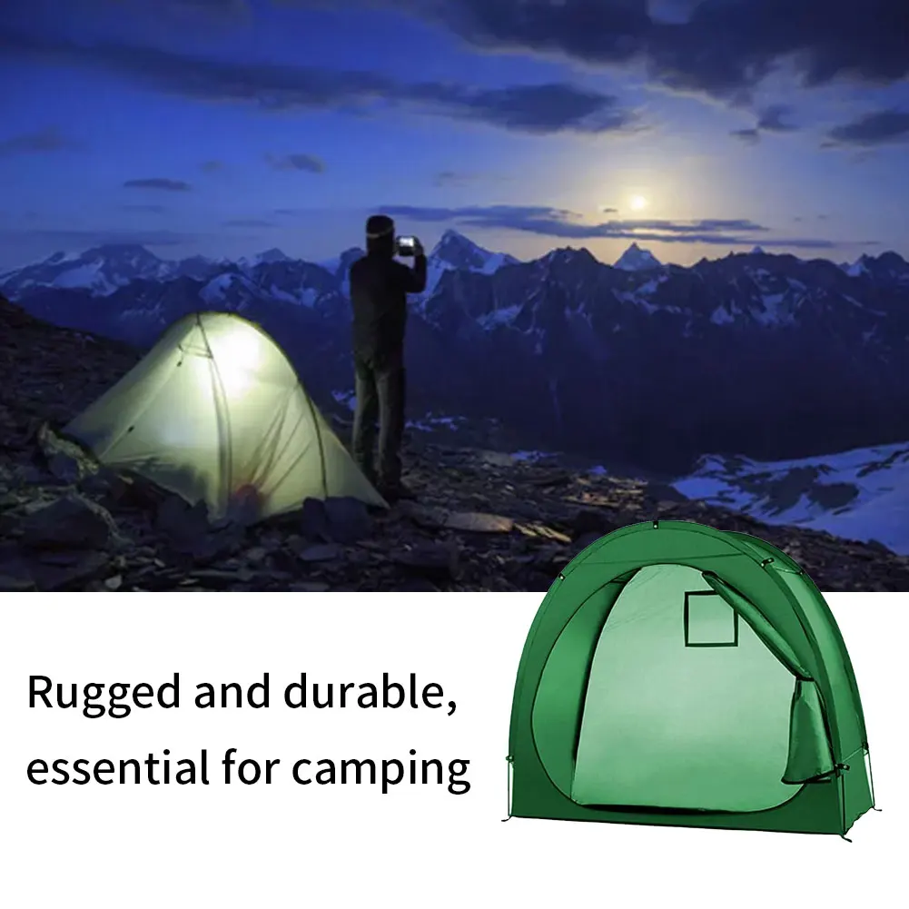 

20x8.5x16.5 Cm Fiets Tent Bike Camping Tent Berging 190T Fiets Berging Met Venster Ontwerp Voor Buitenshuis Camping Bike Cover