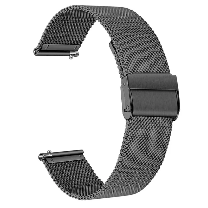Металлический ремешок для смарт-часов Garmin Vivoactive 3 4 18 мм 20 22 браслет из нержавеющей