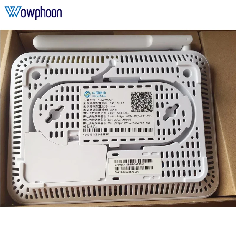 5 шт. новинка 100% фонарик GPON ONU ONE 4GE + 1TEL 2USB WIFI 2 4G и Φ оптоволоконный модем английская