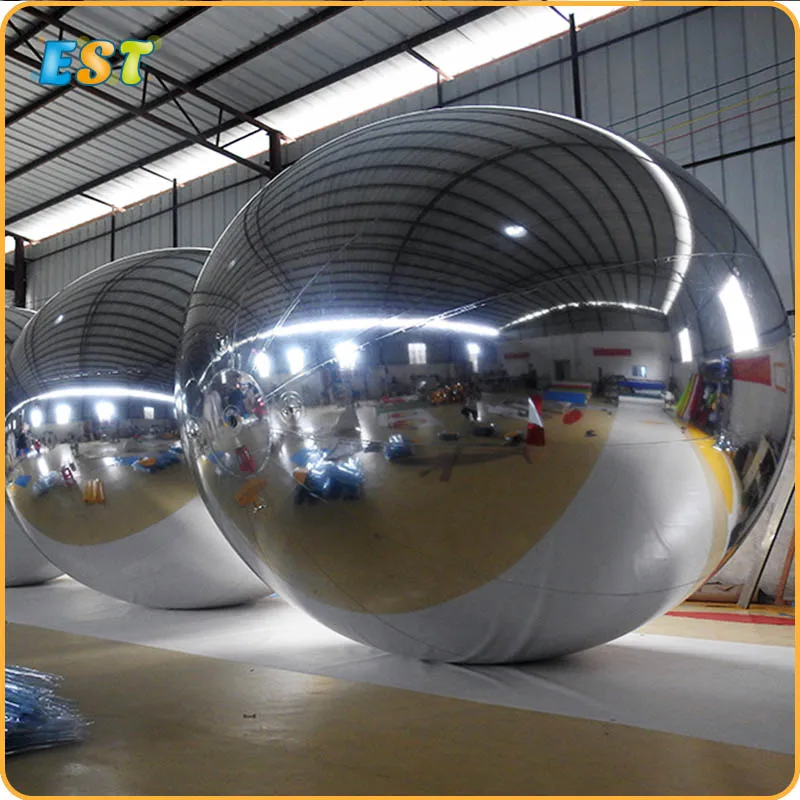Очень привлекательный надувной зеркальный шар пвх дешевые рекламные Большие