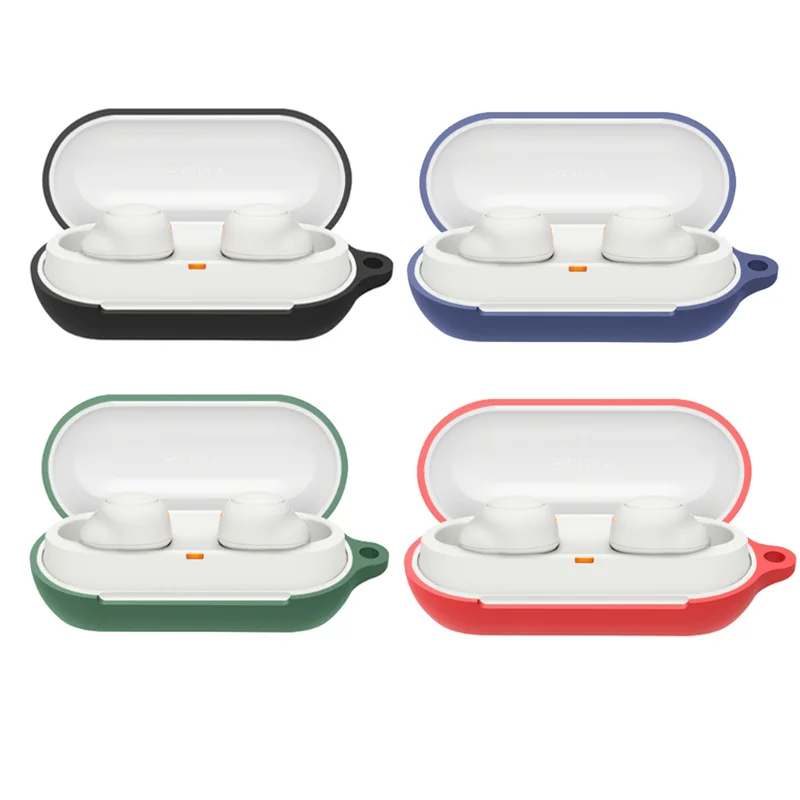 

Compatible for sony WF C500 Washable Protective Cover Lightweight Case Impact-resistant Waterproof Shell Silicone Sleeve