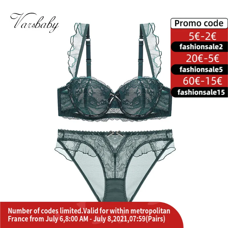 Комплект женского кружевного нижнего белья с чашками пуш ап|bra set|set upbras bra sets |