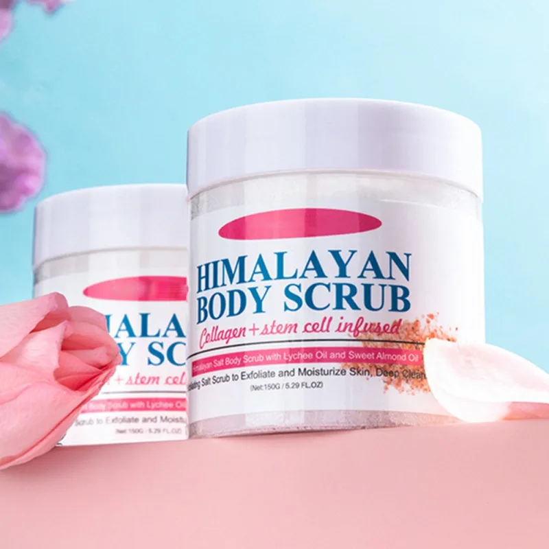 

150g for Body Exfoliating Body Scrub Exfolform Salt Abrasive Cream Moisturizing Skin Collagen Cream