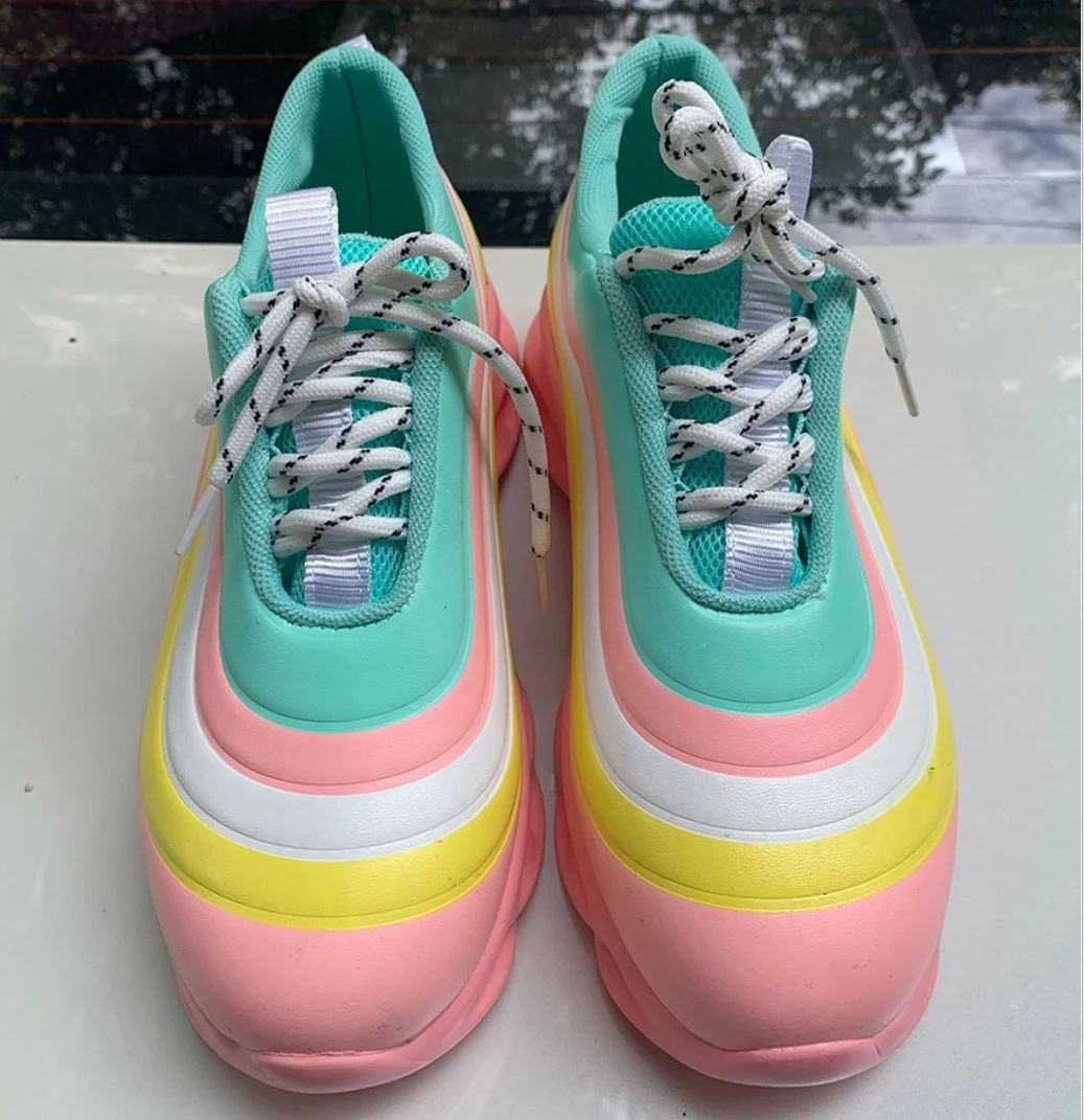 

Fashion Women Sneakers 2020 Ultra-light Mesh Platform Casual Shoes for Women Brand Designer Ladies Sport Shoes Zapatos Mujer