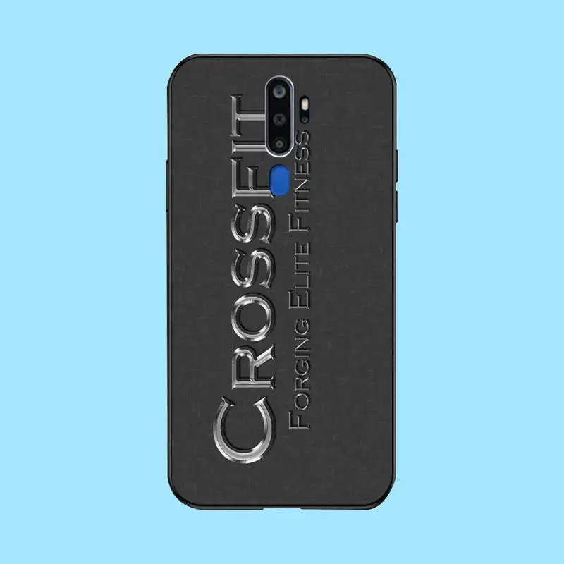 Мягкий силиконовый чехол для телефона из ТПУ PENGHUWAN keep calm and crossfit Oppo A5 A9 2020 Reno Z Realme5Pro