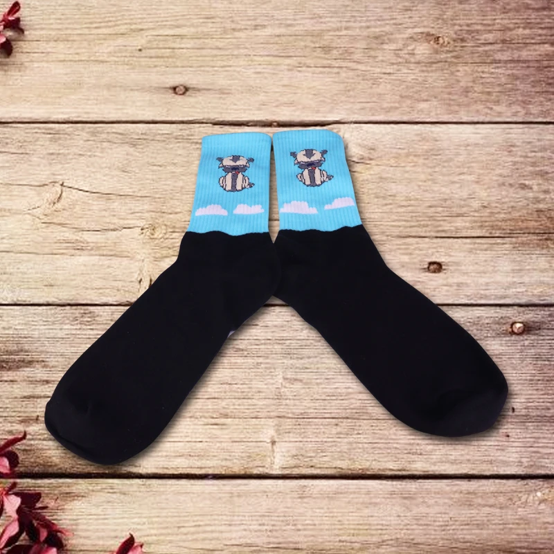 Аватар вдохновил Appa носки Небесный бизон облака | Мужская одежда