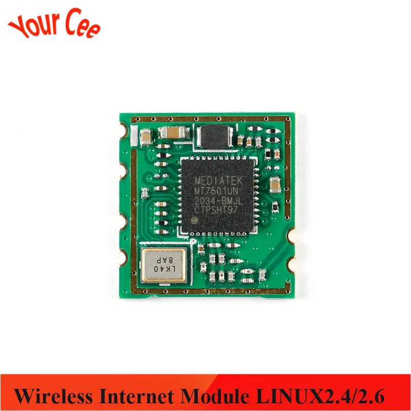 Mini USB WiFi Module Wireless Internet Support LINUX2.4/2.6 WINCE5.0/6.0 HLK-7601U2 MT7601 MT7601UN for Smart Home | Электроника