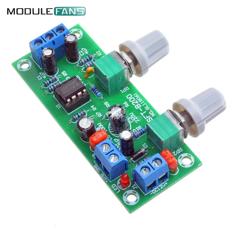 DC 12 V-24 V с низким уровнем фильтром нижних частот NE5532 сабвуфер процесс предусилитель плата электросхема Интегральные схемы