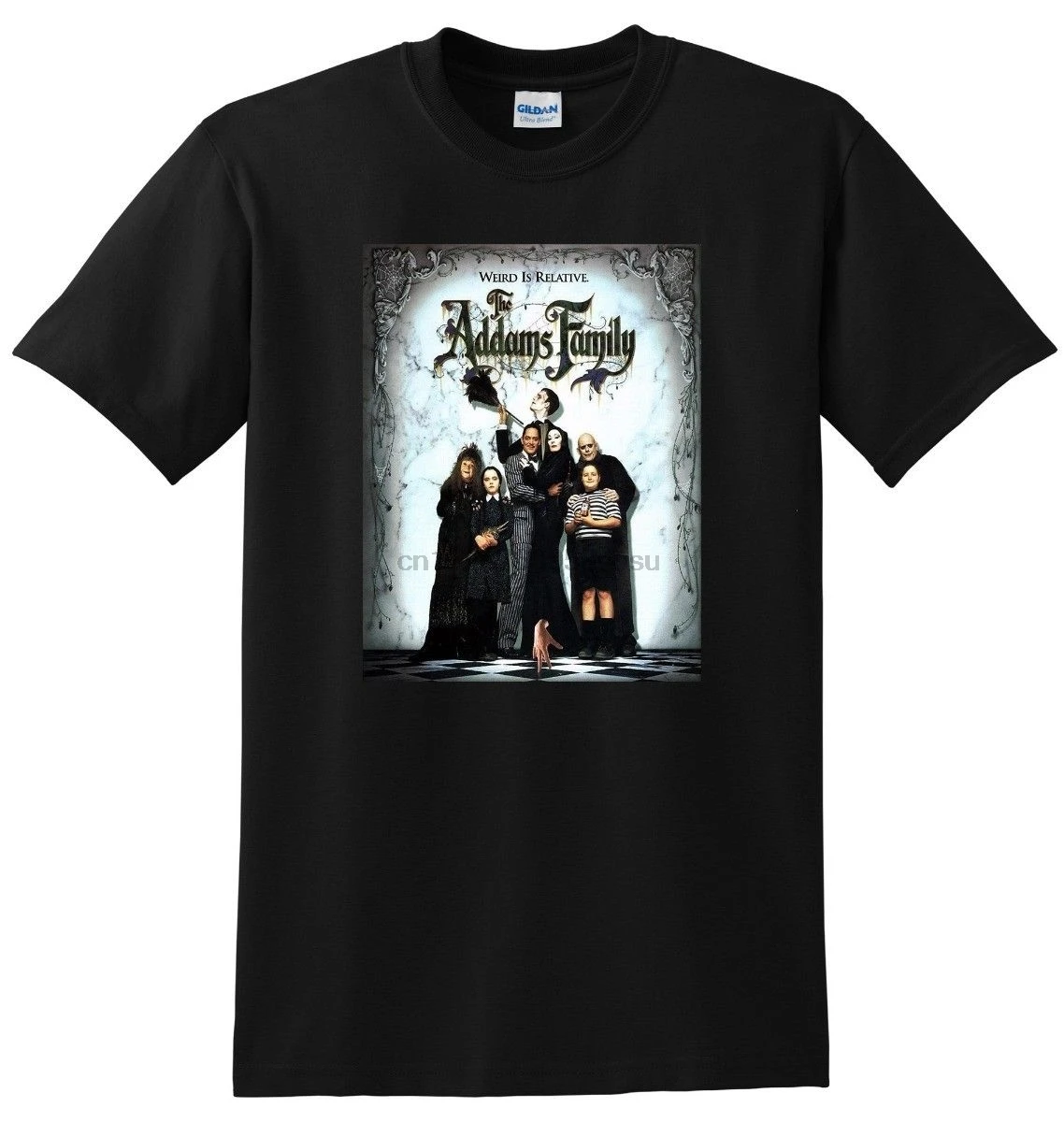 Новая семейная футболка ADDAMS bluray dvd cover маленького и среднего размера или XL|Мужские