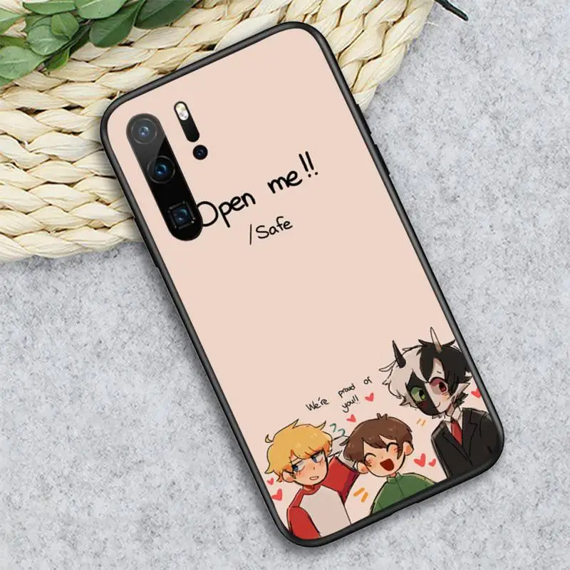 

Dream Smp anime japanese manga Phone Case For Huawei honor Mate P 10 20 30 40 i 9 8 pro x Lite smart 2019 nova 5t