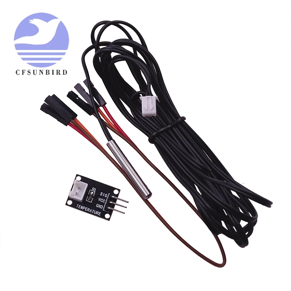 Высокоточный Температурный датчик NTC 10K 1 м модуль датчика температуры 3