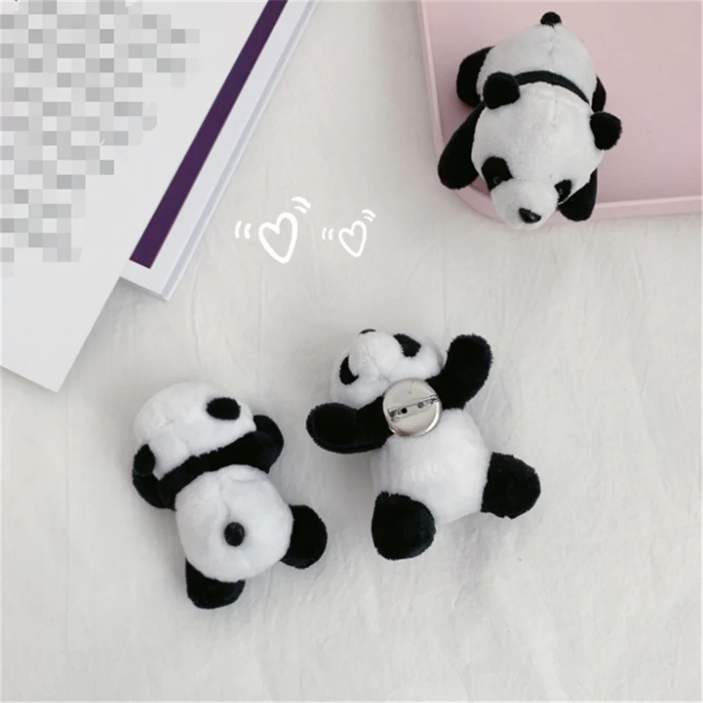 Дизайн панды-прибл. 6 см Плюшевые набивные украшения для девочек резинка волос