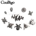 Заклепки с пиратским черепом, шипы для кожаной одежды, ювелирные изделия от кутюр, сделай сам, ремесло, украшение, Швейные аксессуары, металл, ретро, 10 комплектов