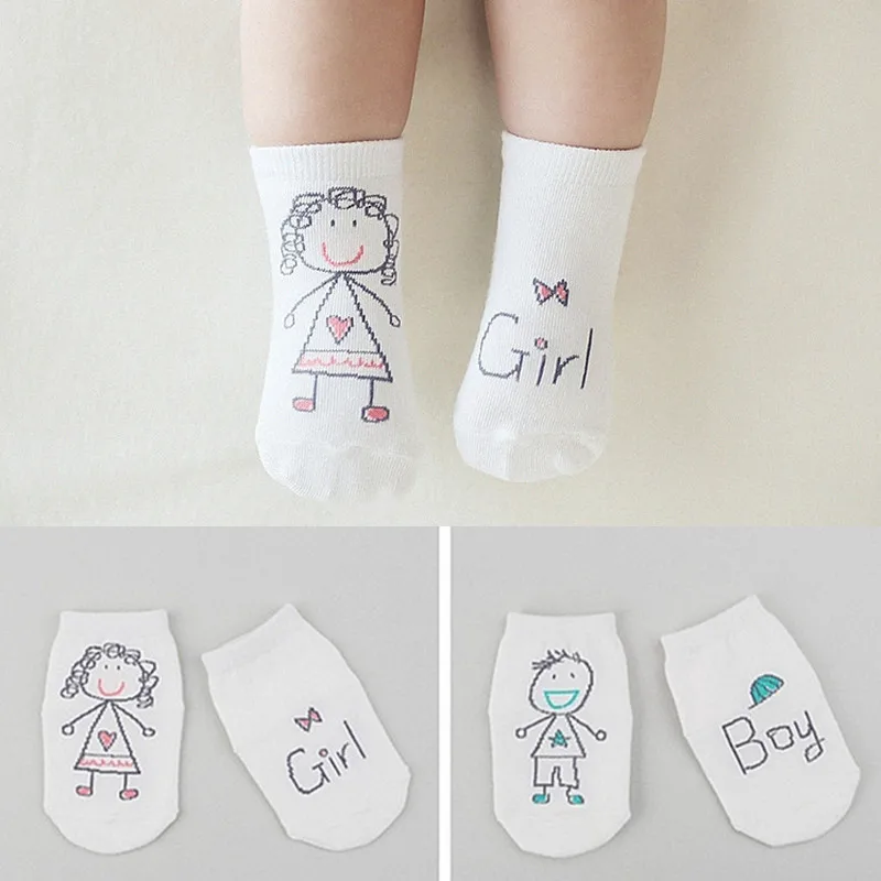 

Anti-slip Socks for babies winter Cute Spring Autumn Baby Socks Newborn Cotton Baby Boys Girls Cute Toddler Asymmetry