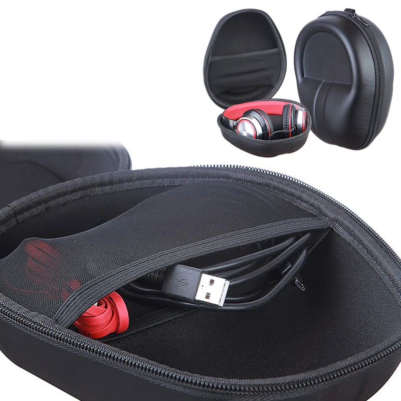 

Hard Case Large BOX Bag Pouch for beats Dre Detox Pro Over 2.0 Headphons