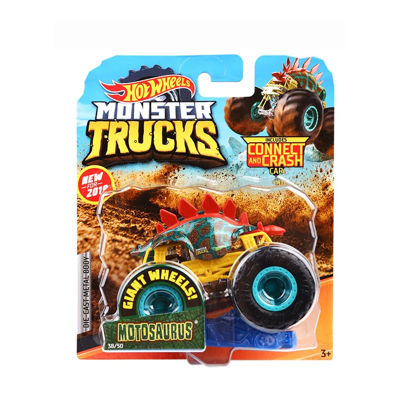 MOTOSAURUS-36 Hotwheels 1: 64 автомобиль игрушка монстр грузовики ассортимент металлические автомобили игрушка Lover коллекция FYJ44 Singel посылка для больших шин горячие колеса подарок - Цвет: MOTOSAURUS-36