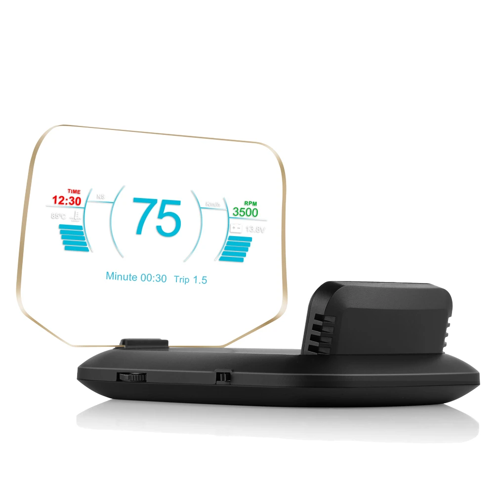 Новейший Автомобильный спидометр электронный HUD Дисплей OBD автомобильные