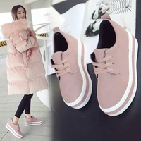 women flats sneakers shoes spring moccasin fashion creepers shoes lady loafers ladies slip on 5cm platform shoes korean style