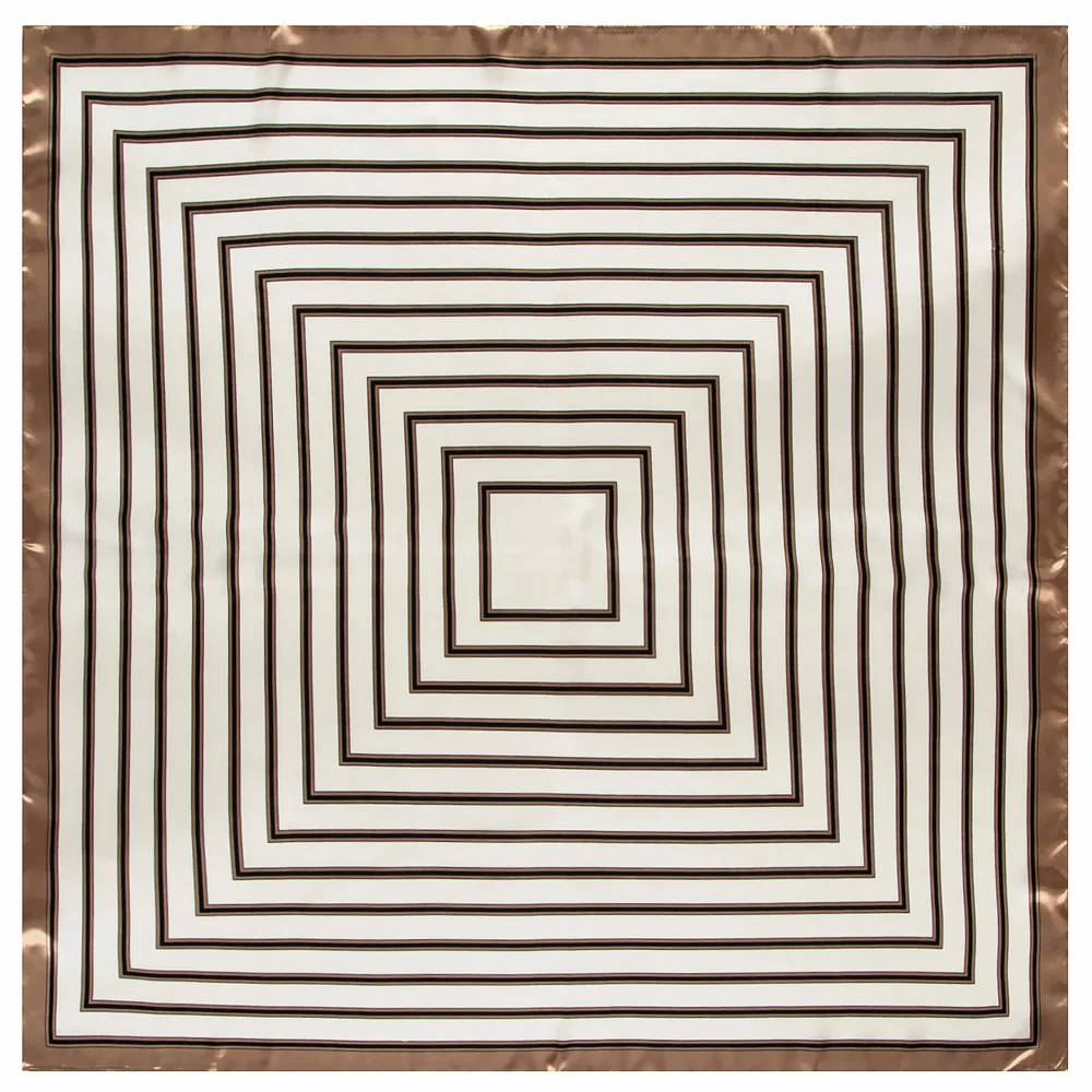 

2021 летний женский шарф Классический дизайн в полоску Женский хиджаб солнцезащитный головной платок Большие шали модные накидки 90x90 см