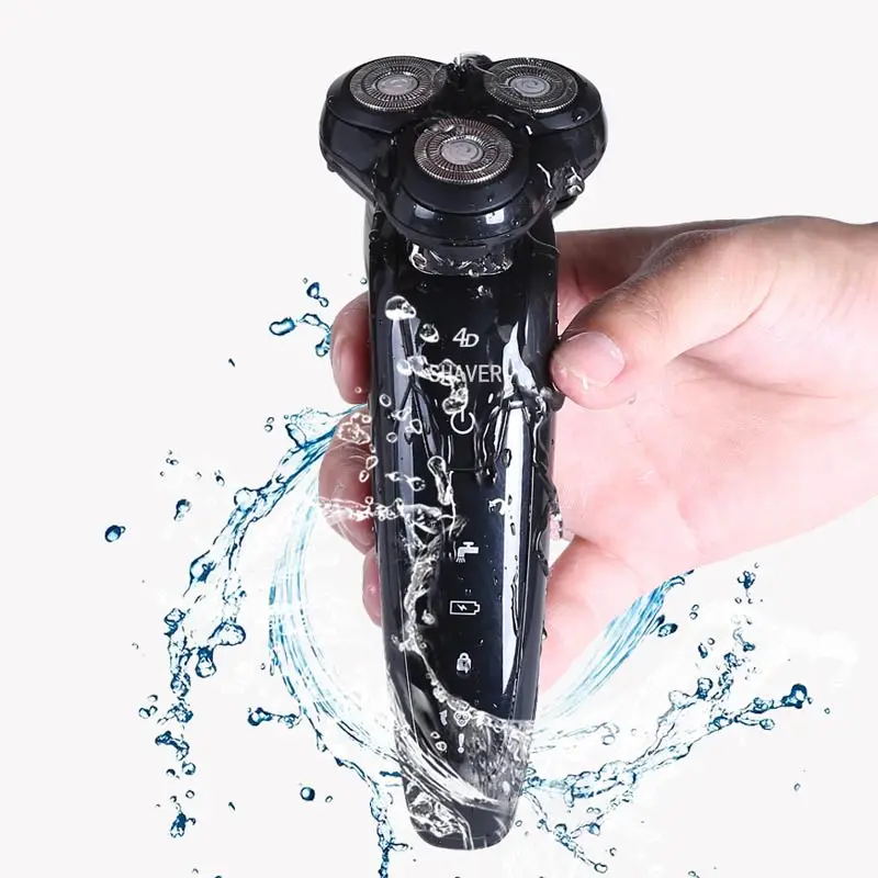 Аккумуляторные электробритвы для мужчин с тройным лезвием электрическая бритва